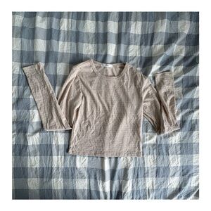 Antistar Ribbed Beige Top